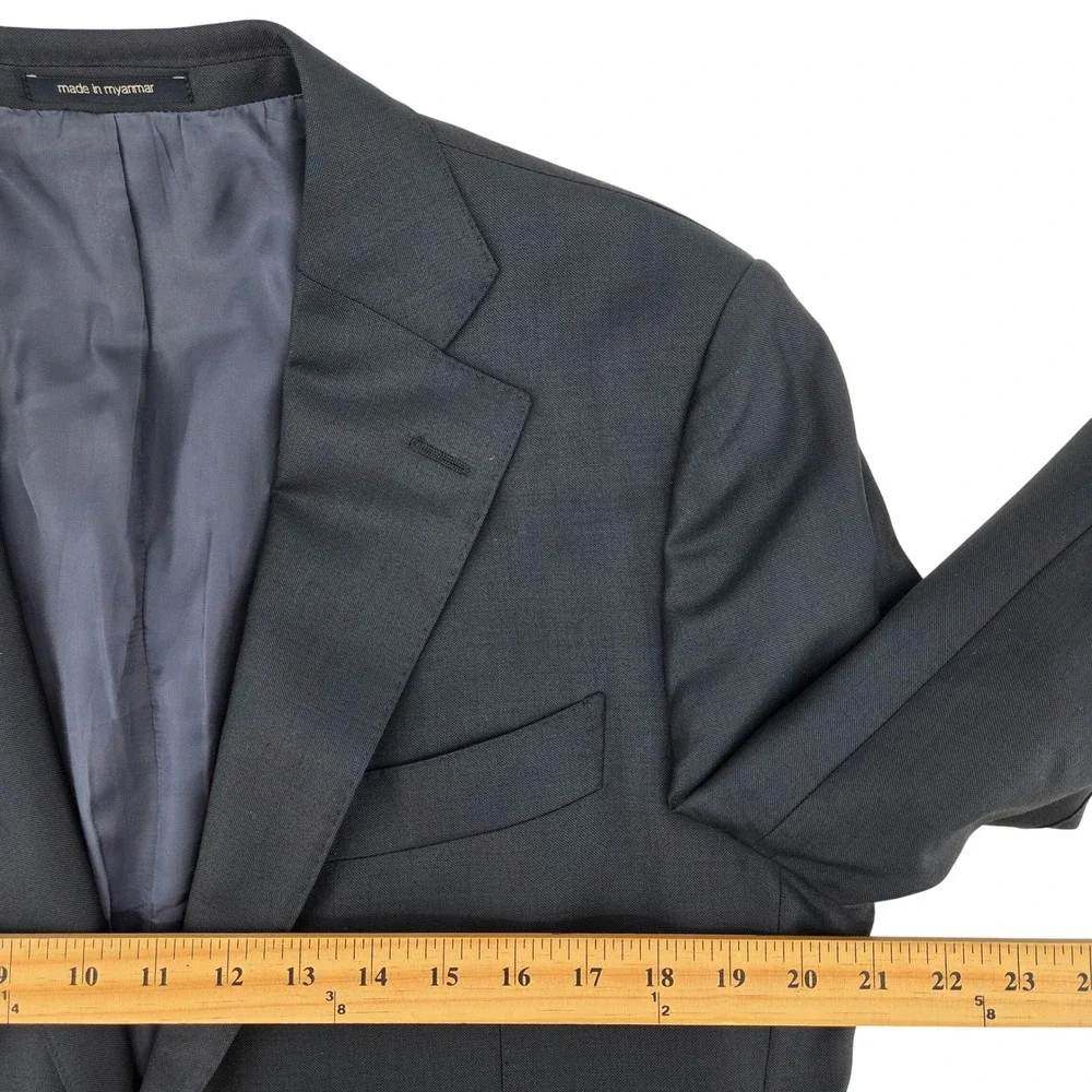Suitsupply Lazio Navy Blue Suit Jacket Blazer 42R Pure Wool Super‎ 110s
